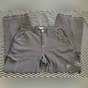 Dark grey Cargo Pants- Rachel Paige Y2K